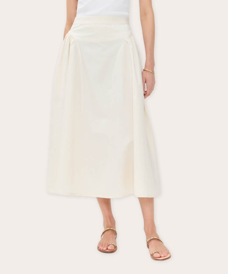 Poplin Maxi Skirt