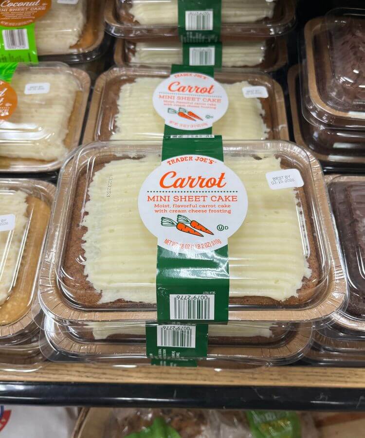 trader joe's spring mini sheet cake