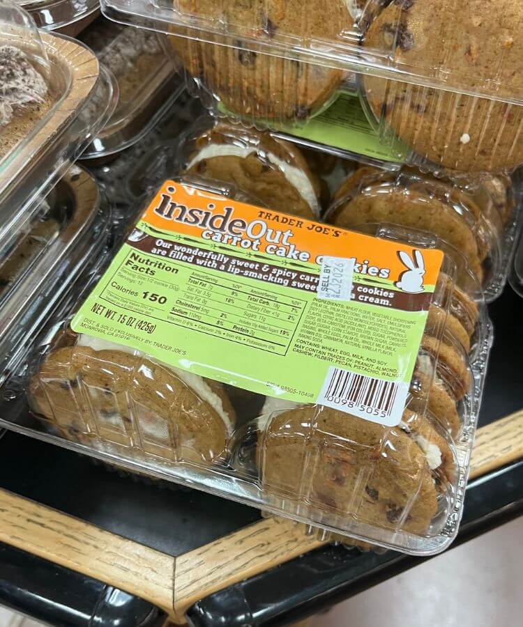 trader joe's carrot cake cookies