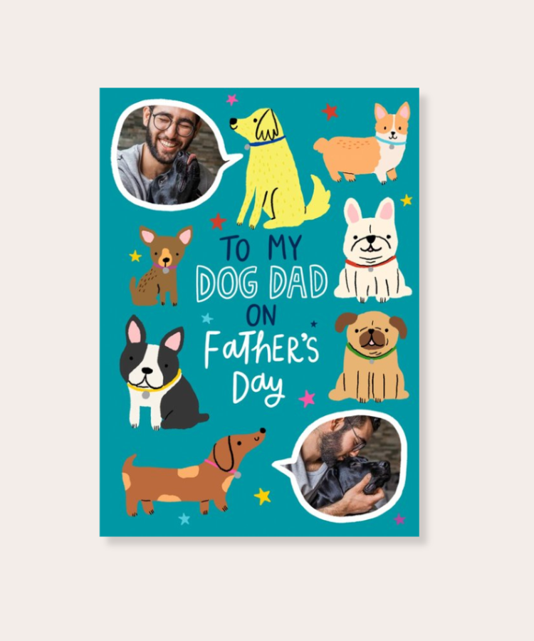 Dog Dad Photo Card