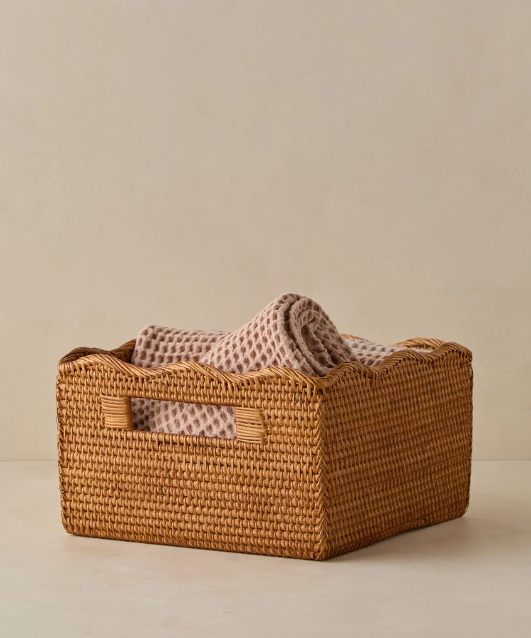 Rattan Storage Bin