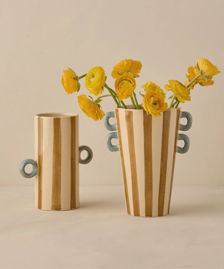 Hand-Painted Ceramic Vase