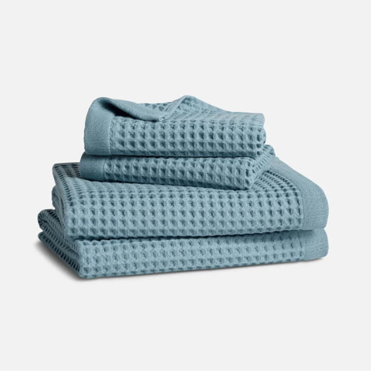 Waffle Bath Towel Bundle