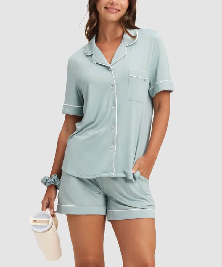 Short-Sleeve Pajama Set