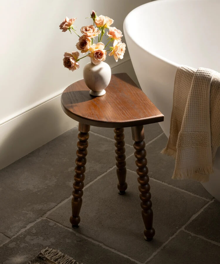Wood Accent Stool