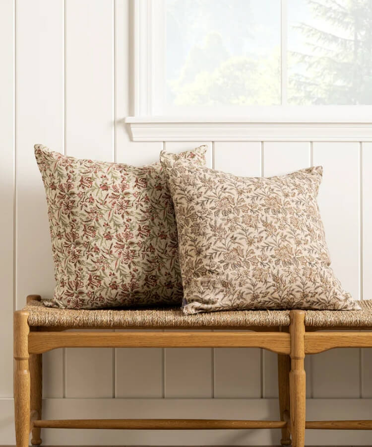 Floral Pillow Cover