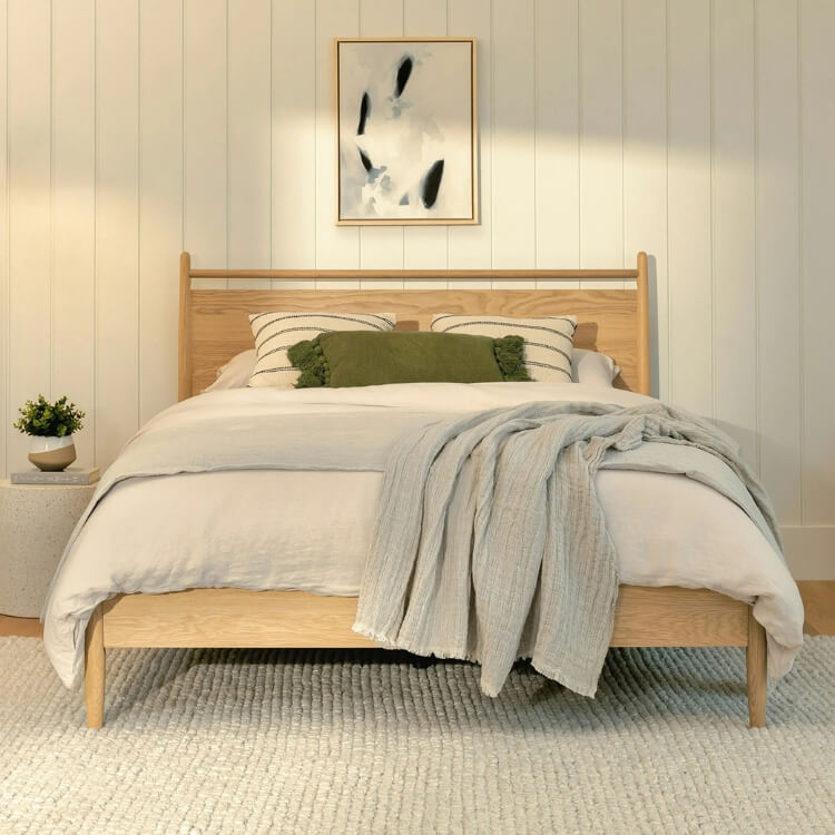 Wooden Panel Bed