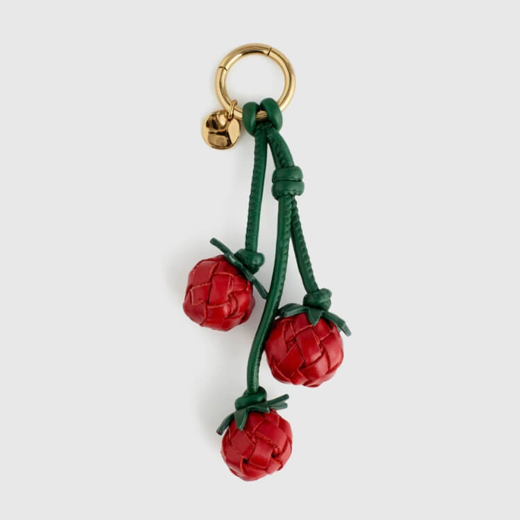 Woven Tomato Bag Charm