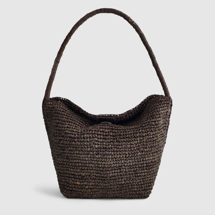 Woven Raffia Shoulder Bag