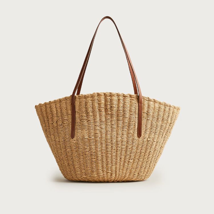 Woven Straw Tote
