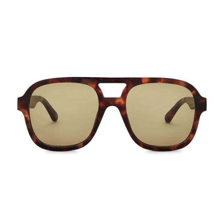 Tortoiseshell Khaki Tint Sunglasses