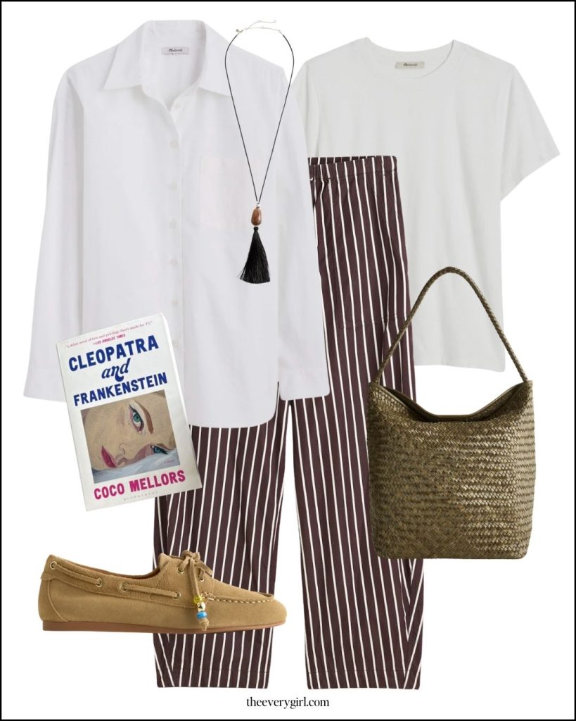 white button down outfit
