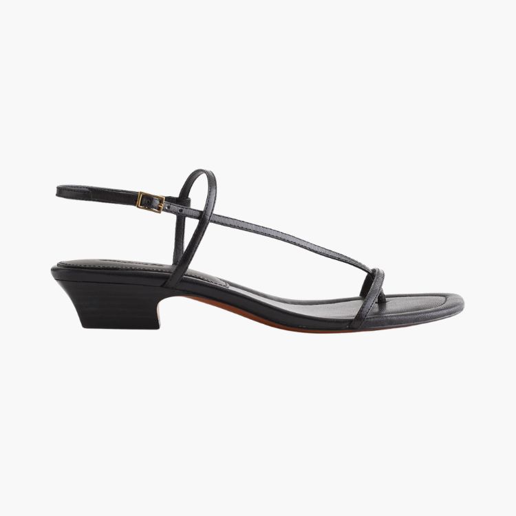 Asymmetric T-Strap Sandal