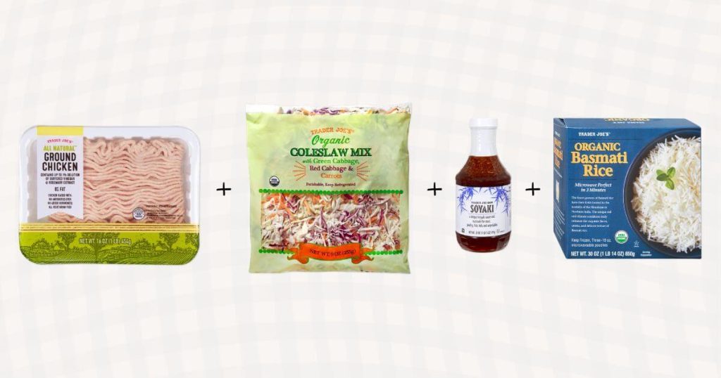 trader joe's egg roll in a bowl dinner idea
