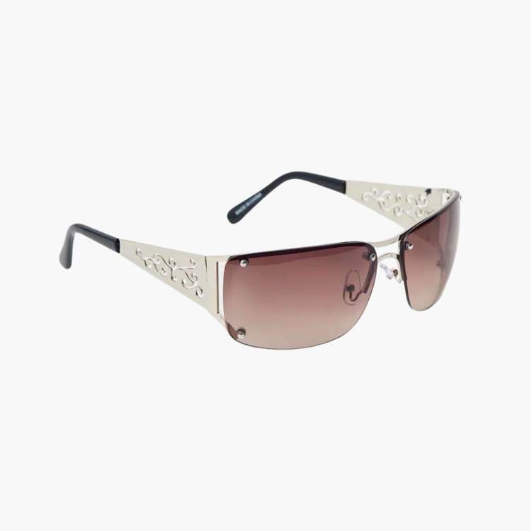 Holly Metal Shield Sunglasses