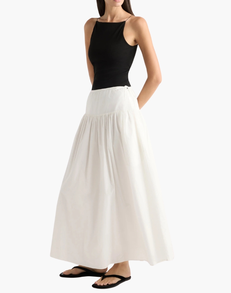 Bao Organic Cotton Drop-Waist Skirt