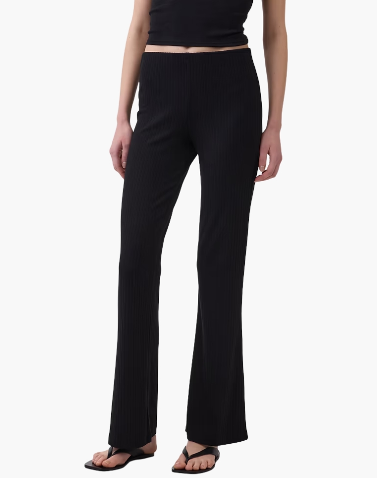 Modern Wide Rib Flare Pants