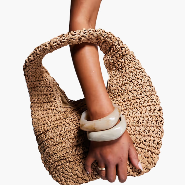 South Beach Straw Grab Bag