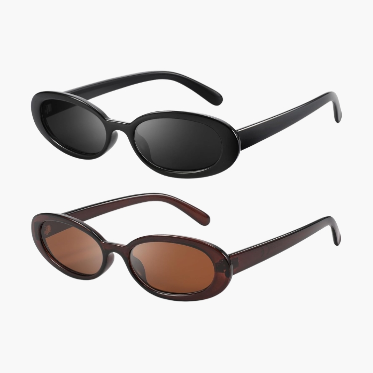 Retro Oval Sunglasses