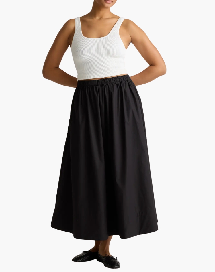 Organic Cotton Maxi Skirt