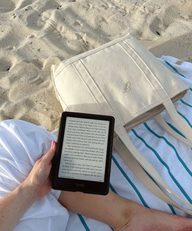 solo date idea reading on the beach