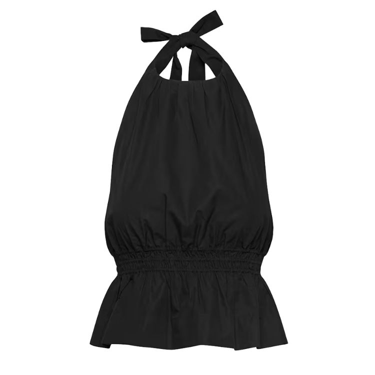 black halter top