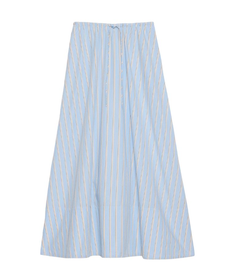 striped maxi skirt
