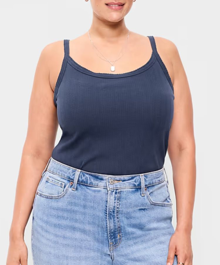 Pointelle Cami Tank Top