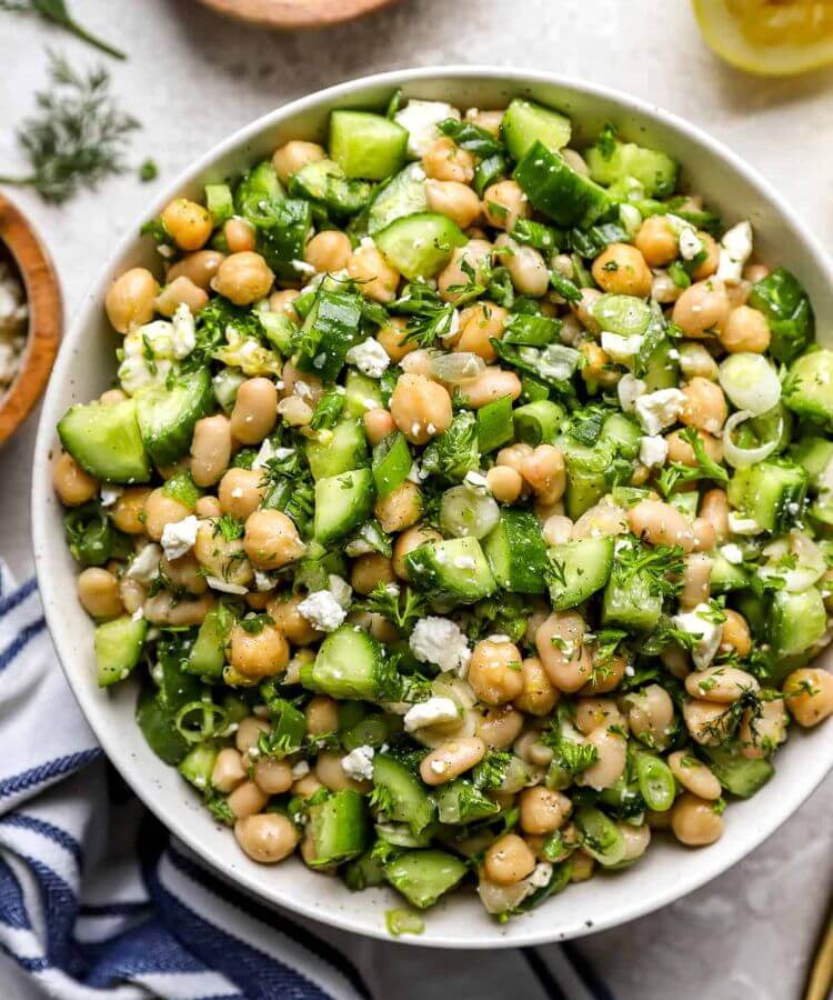 dense bean summer salad recipe