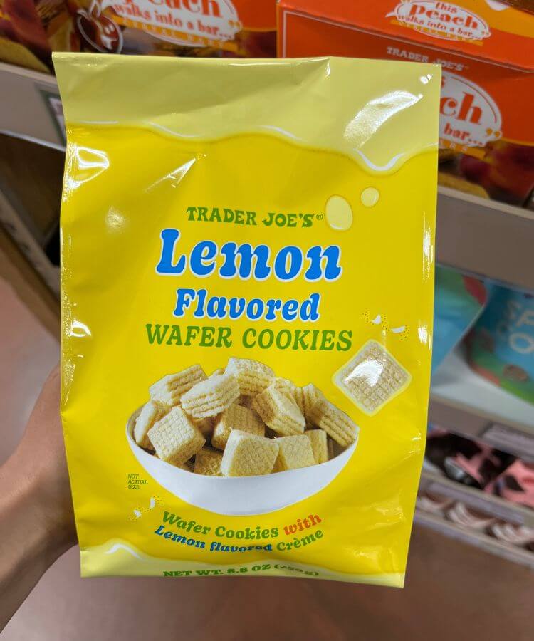 trader joe's lemon wafer cookies