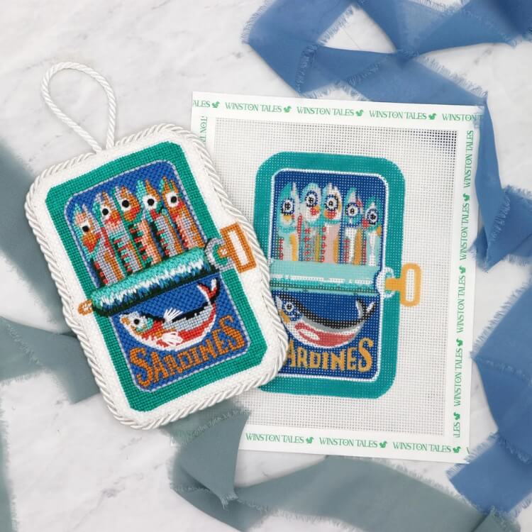 Sardine Needlepoint Kit