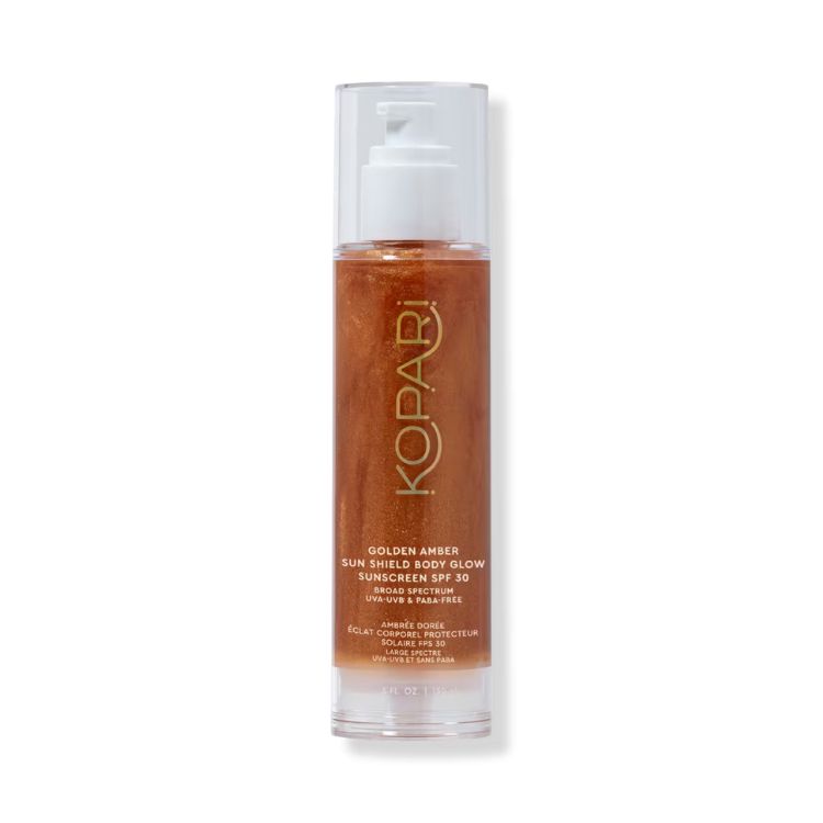 Golden Amber Sun Shield Body Glow Sunscreen