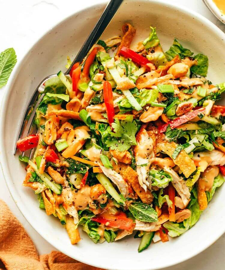 thai crunch salad no cook recipe