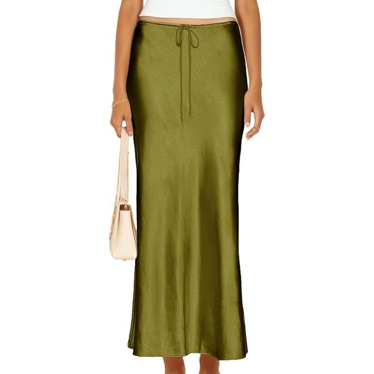 Satin Maxi Skirt