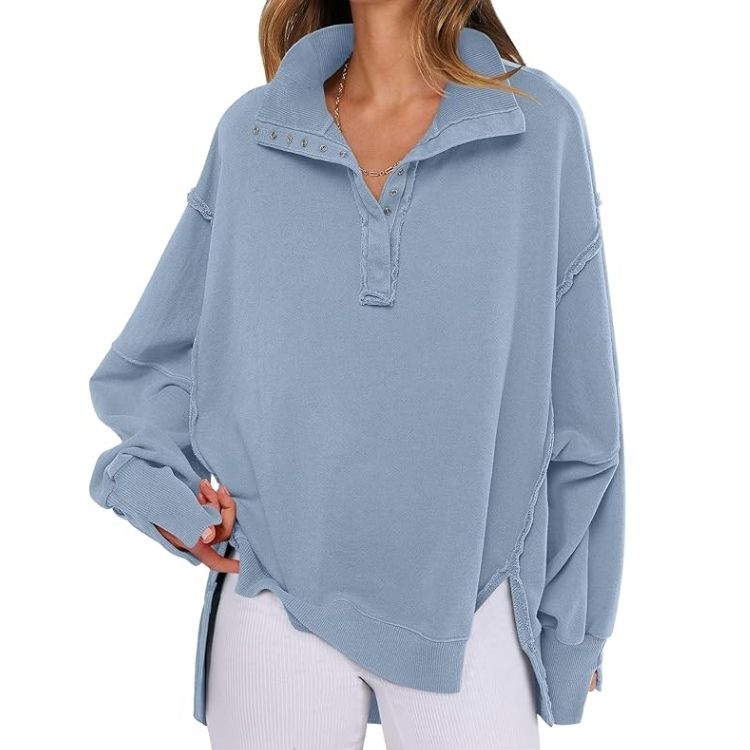 Half Snap Sweatshirt