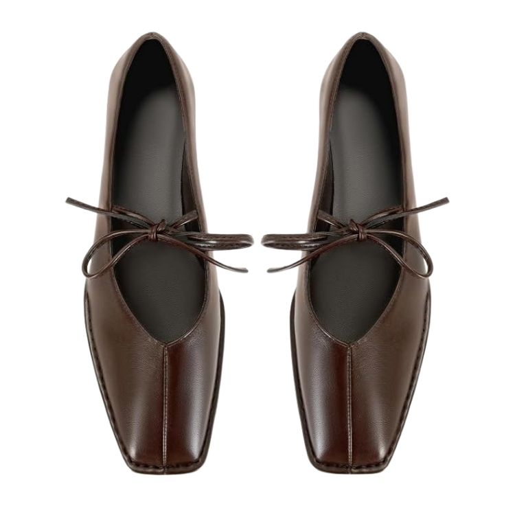 Lace Up Ballet Flats