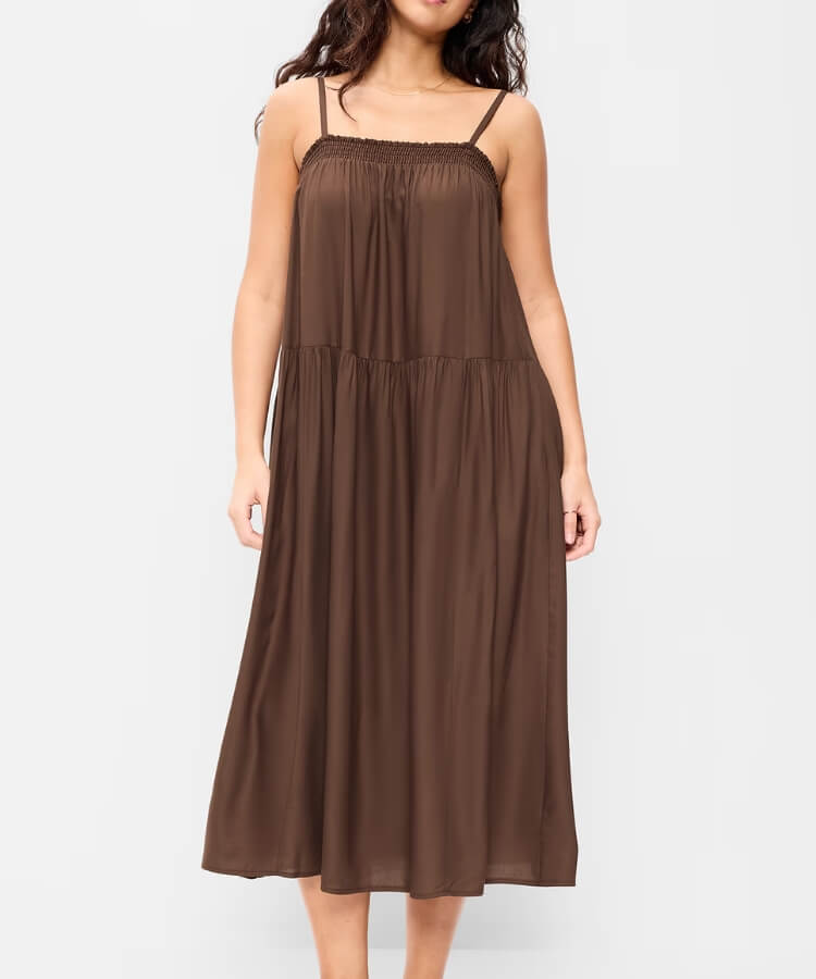 Airy Smocked Maxi Dress