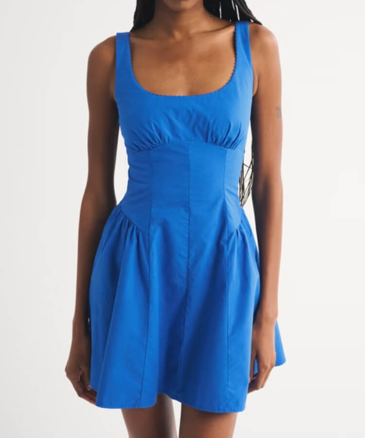 100% Cotton Bra-Free Mini Dress