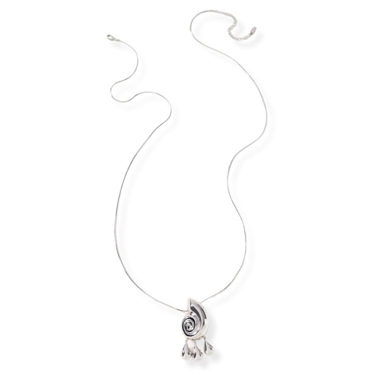 Swirl Drop Necklace