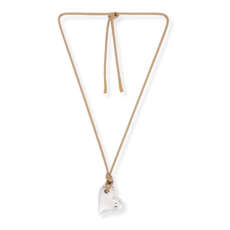 Art Heart On A String Necklace