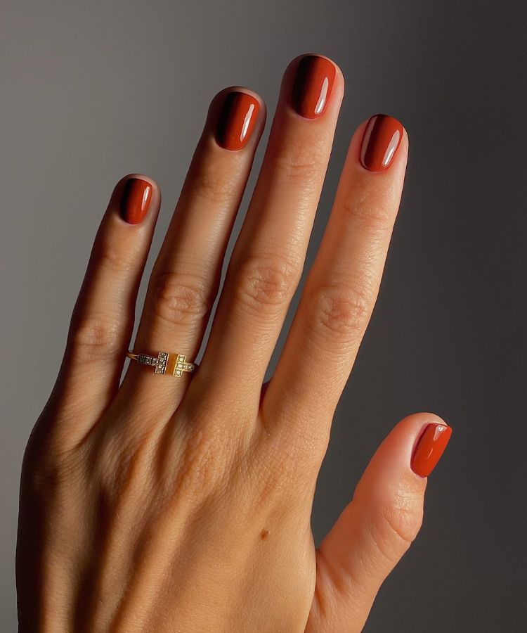 teracotta nail color for fall