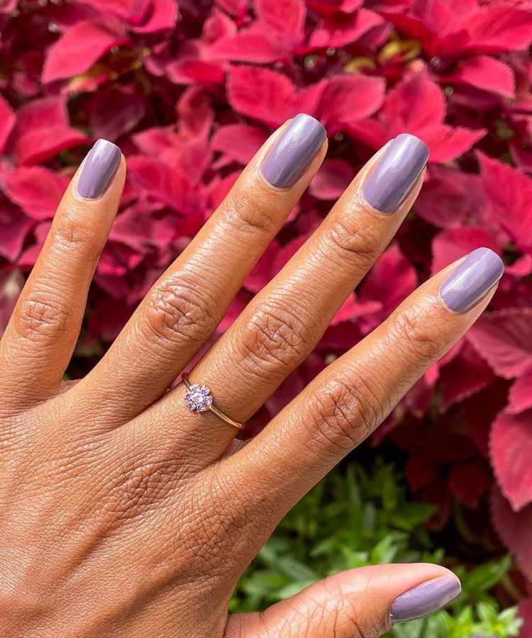 dusty purple fall nail polish