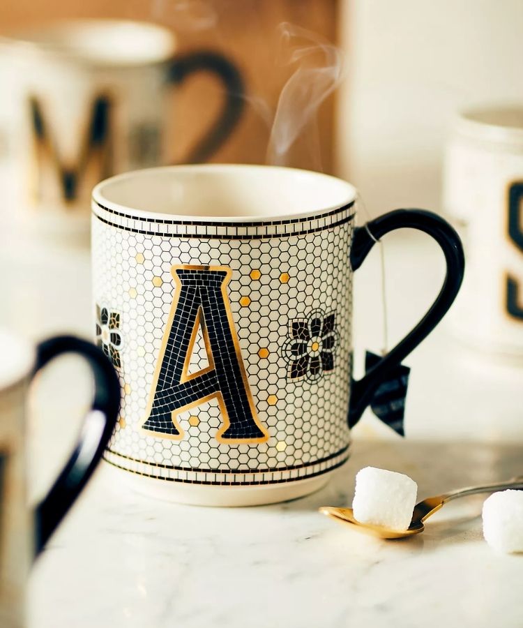 Bistro Tile Stoneware Mug
