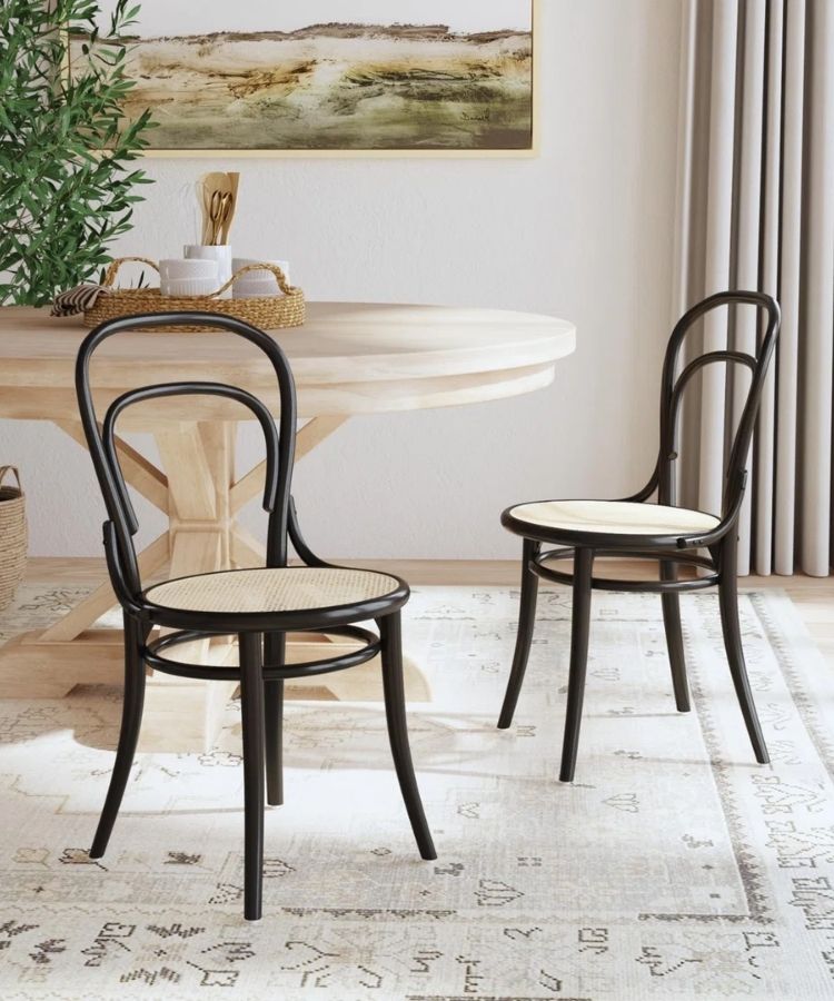 Solid Wood Bistro Dining Chairs