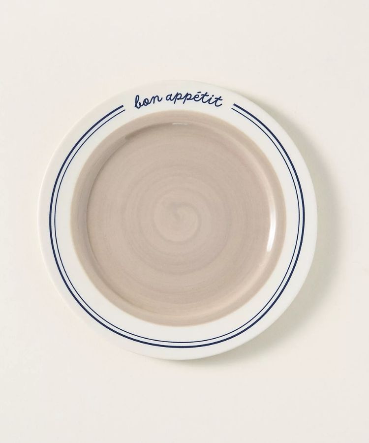 Handpainted Stoneware Dessert Plate