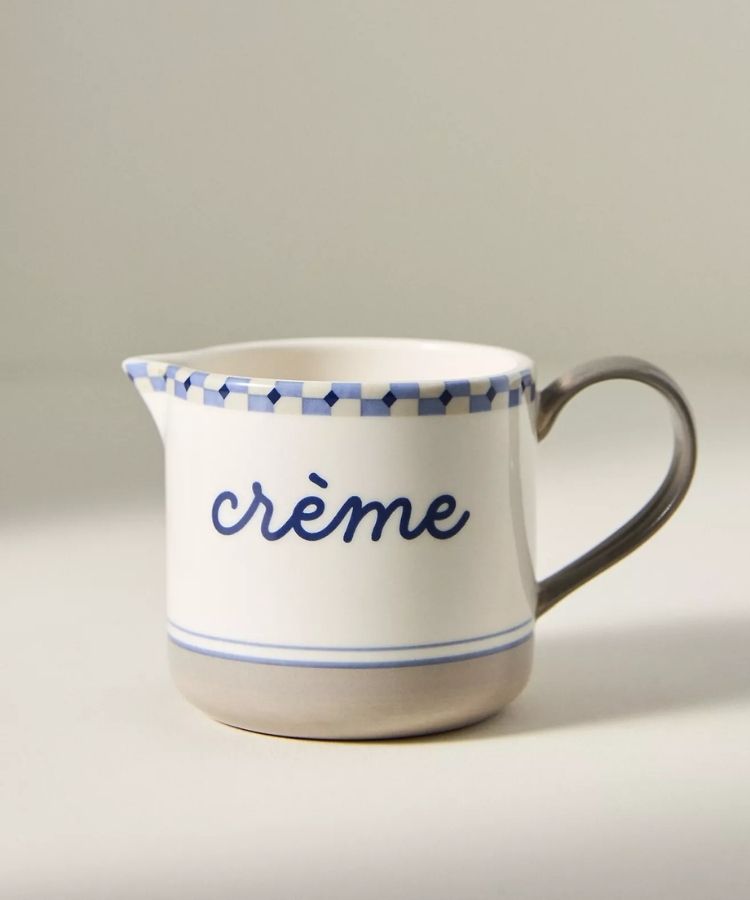 Handpainted Stoneware Creamer