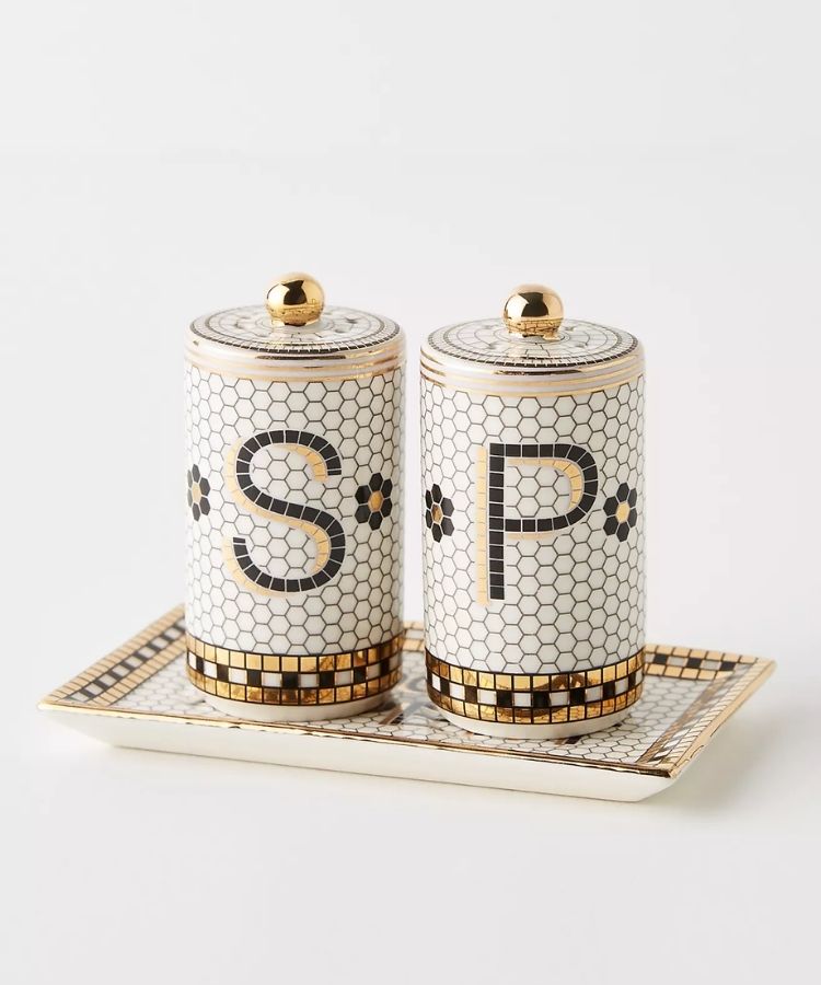 Bistro Tile Salt & Pepper Shakers