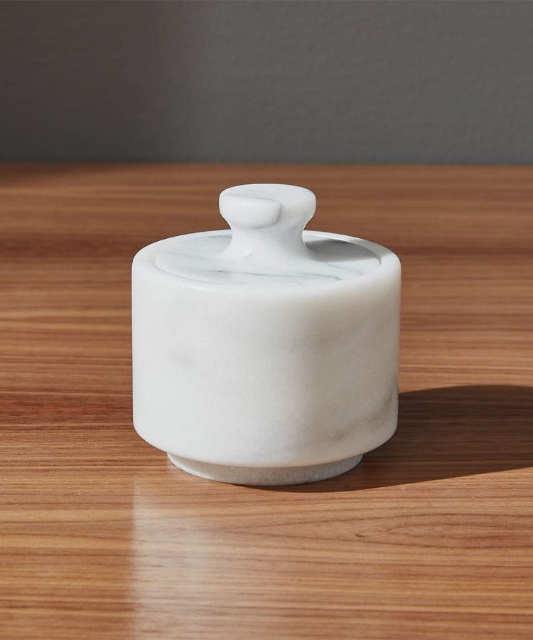 French Kitchen Marble Salt Cellar