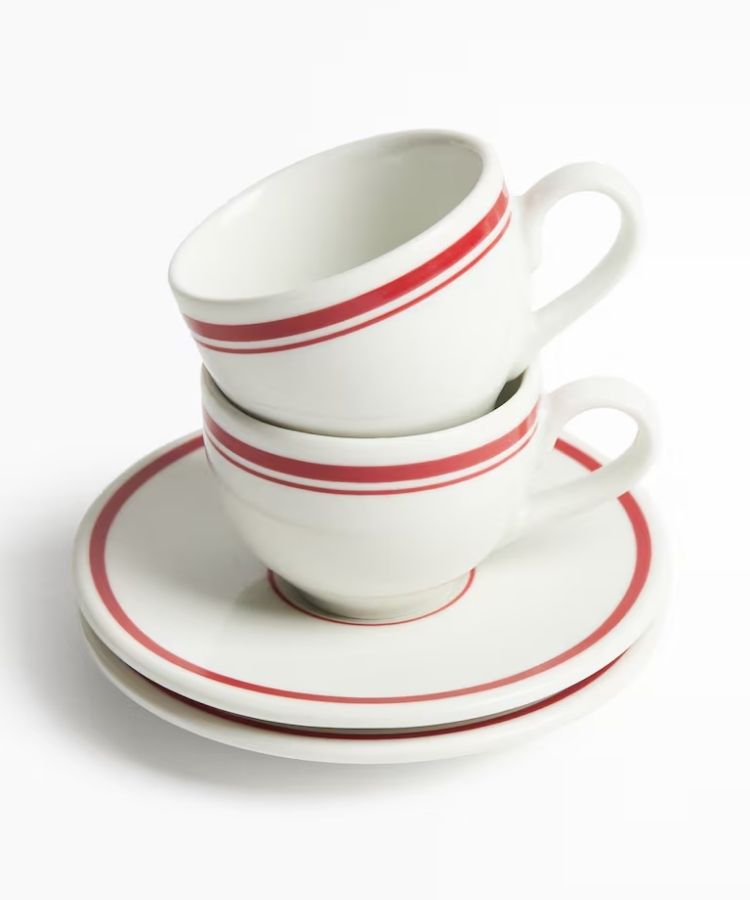 2-Pack Espresso Cup and Saucer