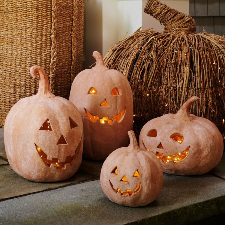 Handmade Terracotta Jack O'Lantern
